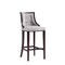 Manhattan Comfort Fifth Avenue Faux Leather Barstool in Light Grey- Set of 3 3-BS007-LG - alternate 7
